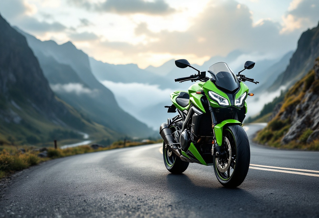assurer sa premire Kawasaki