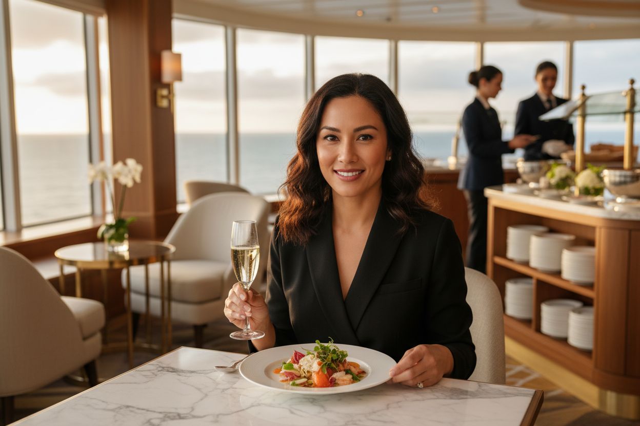 Comment fonctionne le tout-inclus lors d'une croisière de luxe ?