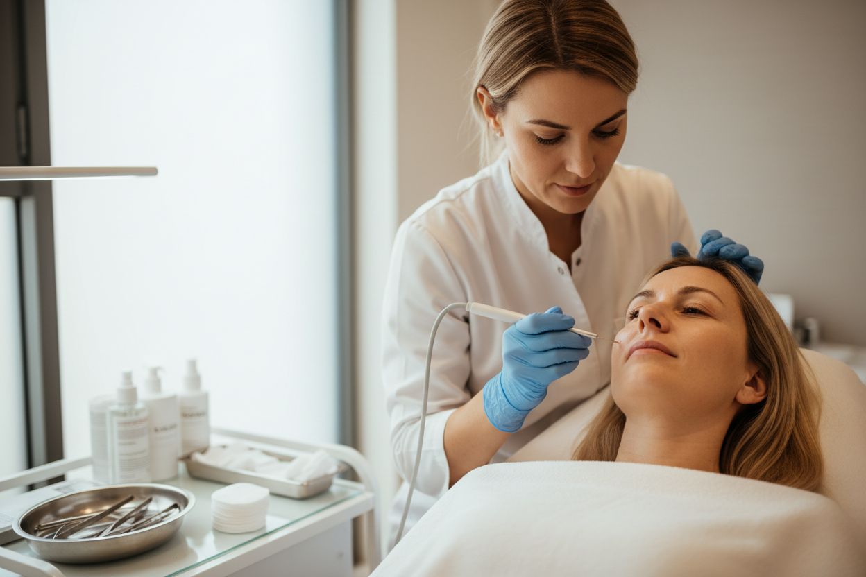 L'épilation du visage en électrolyse à Montpellier : est-ce douloureux ?