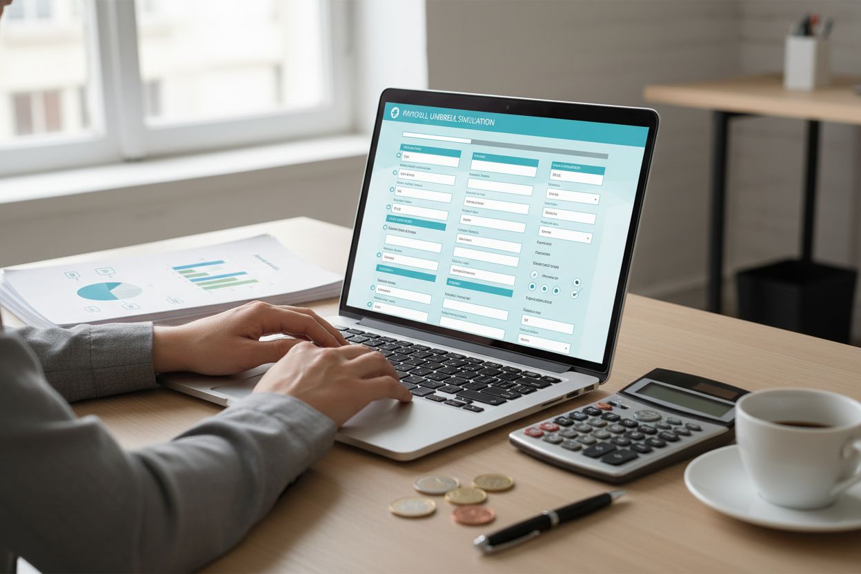 Combien de champs remplir pour une simulation de portage salarial ?