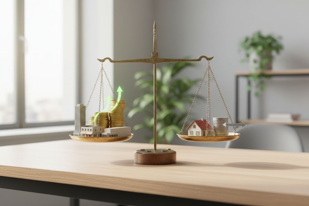 Emprunter pour investir en SCPI : les avantages par rapport à l'achat au comptant